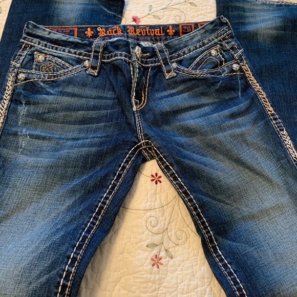 NWOT Buckle Rock Revival jeans Anja Boot - Picture 1 of 4